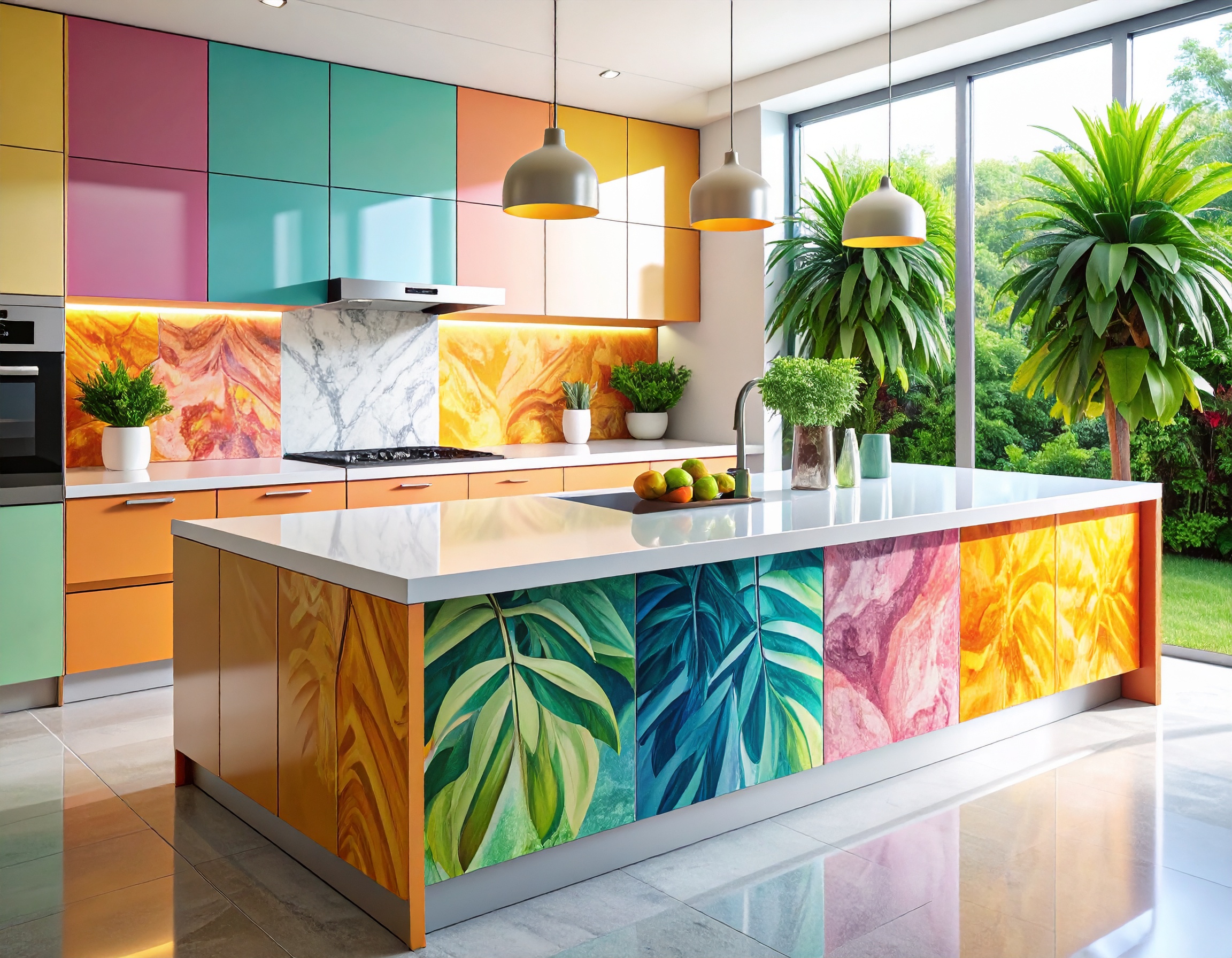 Mutfak Akrilik Tezgahı - Görsel 2