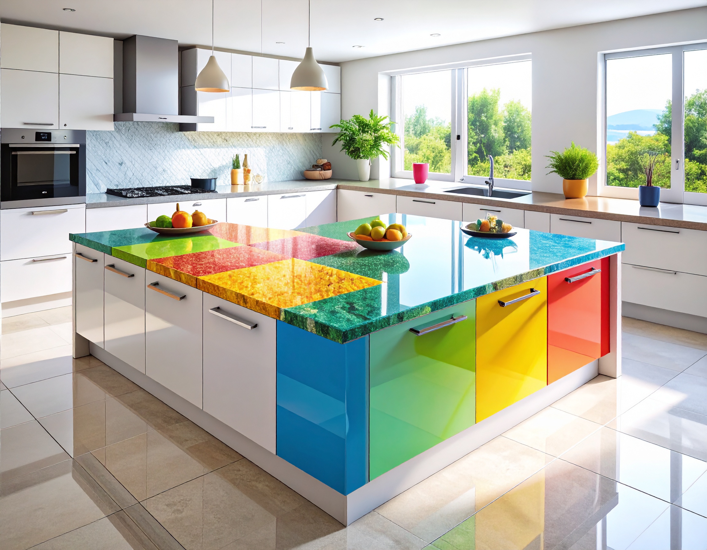 Mutfak Akrilik Tezgahı - Görsel 3